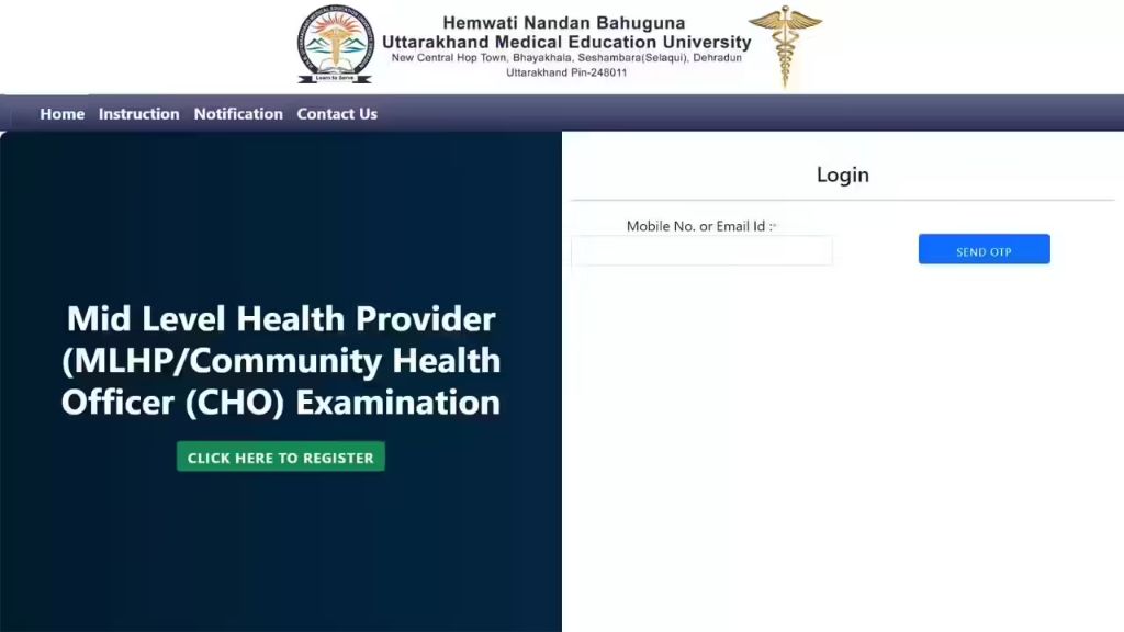 Uttarakhand CHO Admit Card 2026